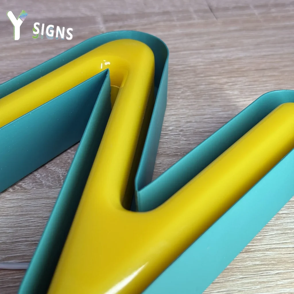 Diamond-Shaped Back-Lit Letter Signs - Y SIGNS LED product image