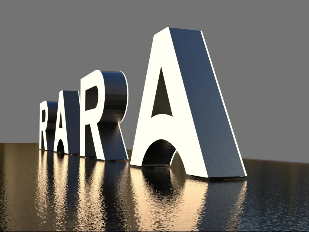 Bottom-Back Lit Letter Signs - Y SIGNS LED custom sign