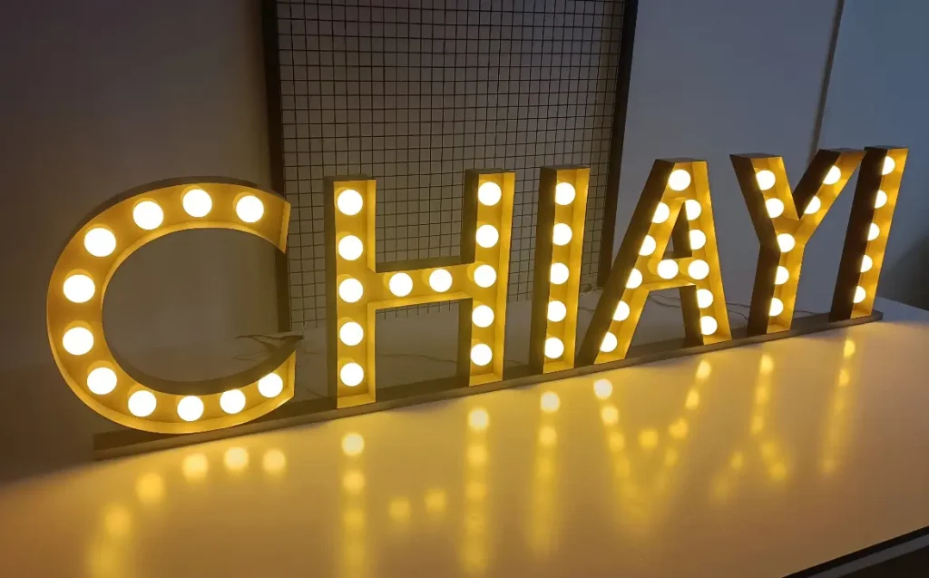 Crystal Pillar Stainless Steel Illuminated Letter Signs - Y SIGNS LED custom sign
