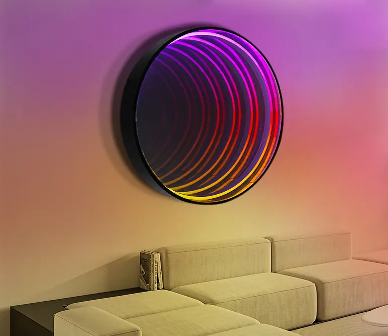 Infinity Mirror Letter Signs - Y SIGNS LED custom sign