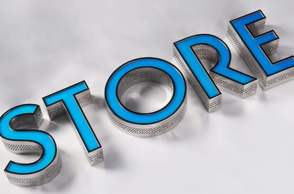 Perforated Illuminated Letter Signs - Y SIGNS LED custom sign