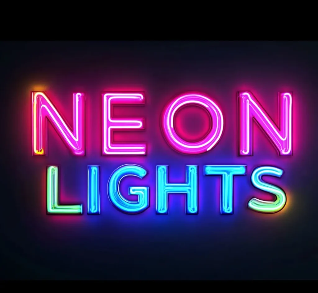 Vintage Neon Letter Signs - Y SIGNS LED product image